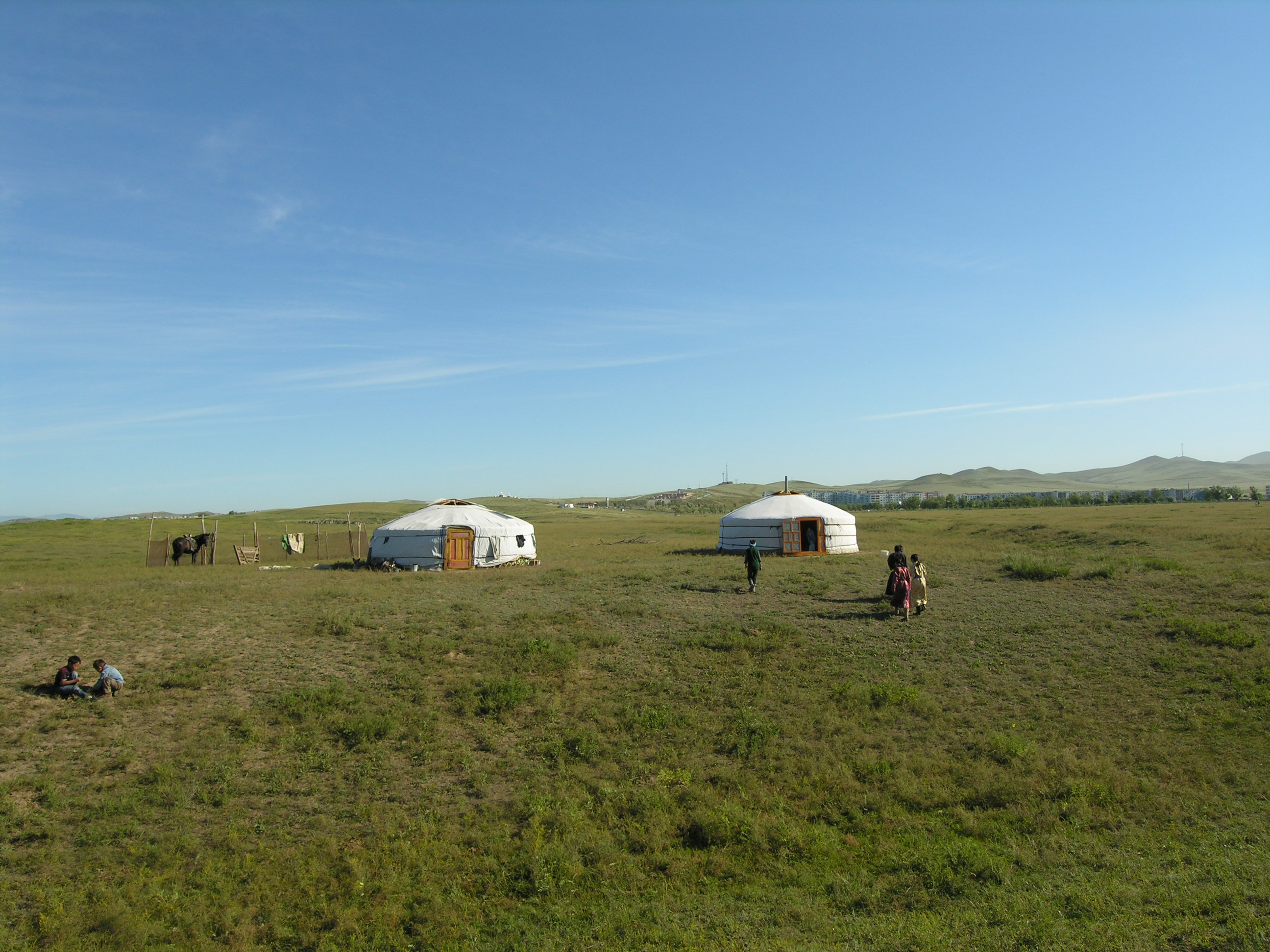 モンゴル-遊牧ゲル